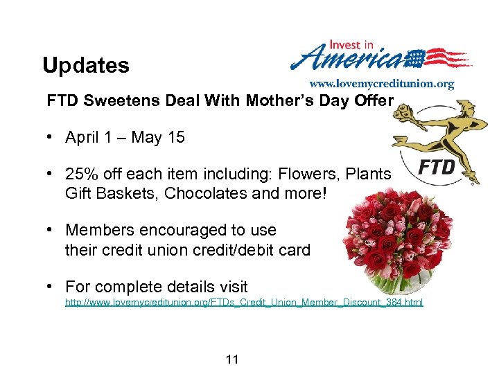 Updates FTD Sweetens Deal With Mother’s Day Offer • April 1 – May 15