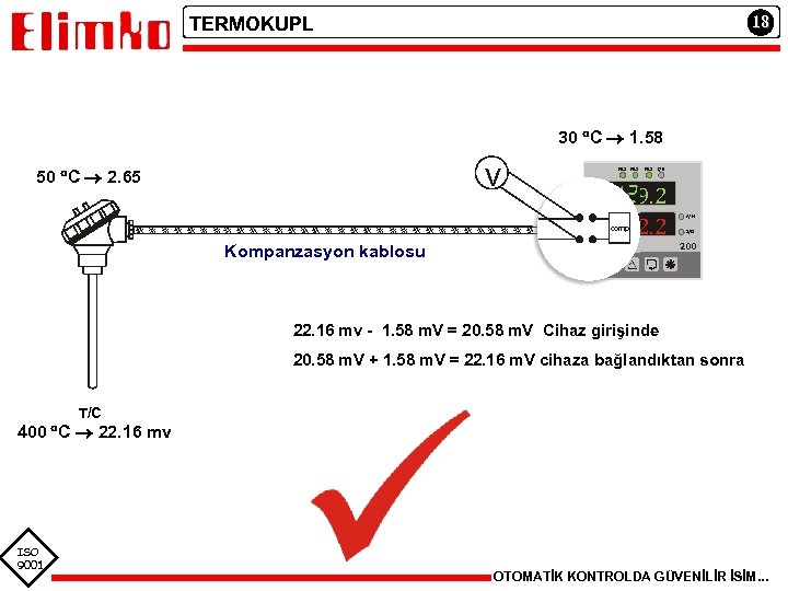 18 TERMOKUPL 30 C 1. 58 v 50 C 2. 65 RL 1 RL