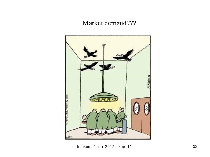 Market demand? ? ? Infokom. 1. ea. 2017. szep. 11. 33 