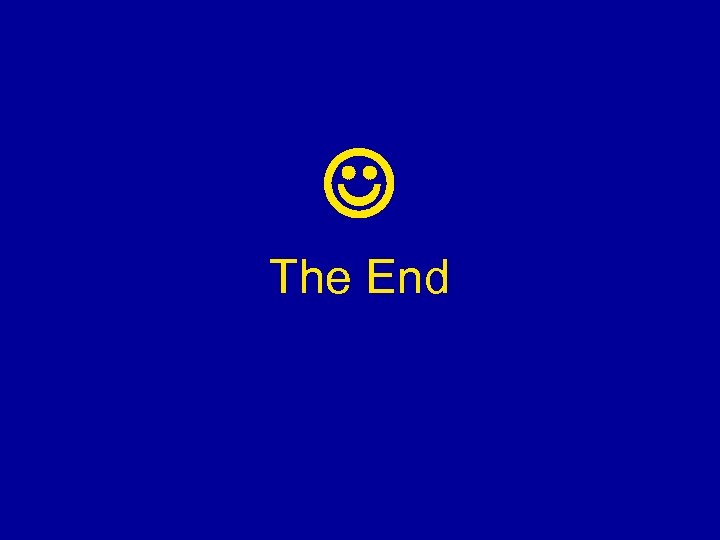  The End 