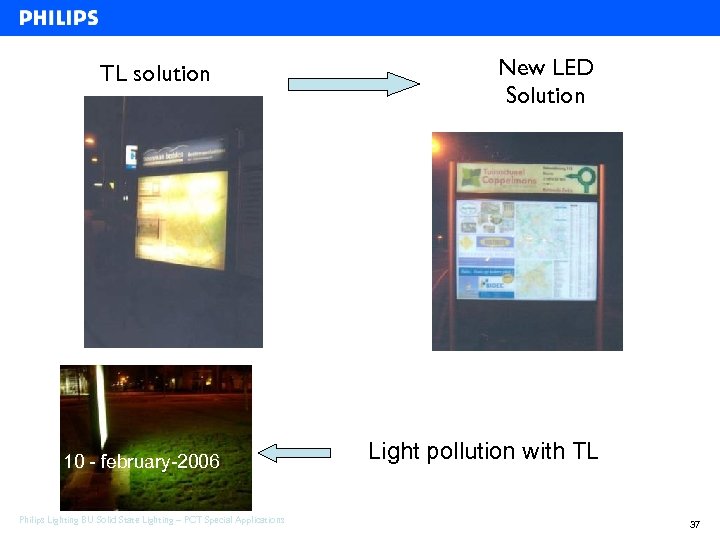 New LED Solution TL solution 10 - february-2006 Philips Lighting BU Solid State Lighting