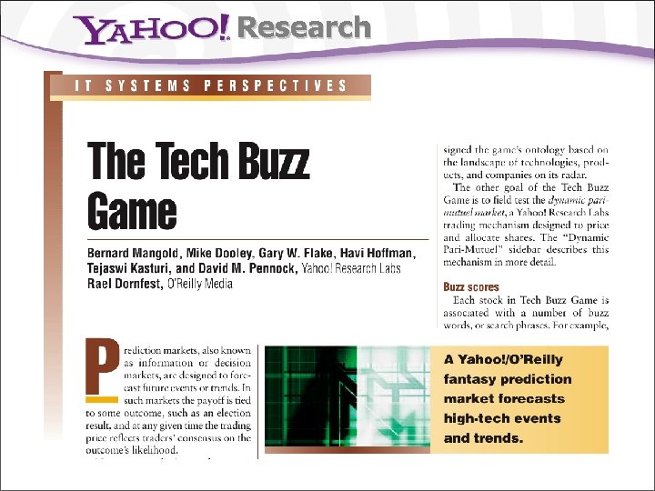 Research Tech Buzz Game 