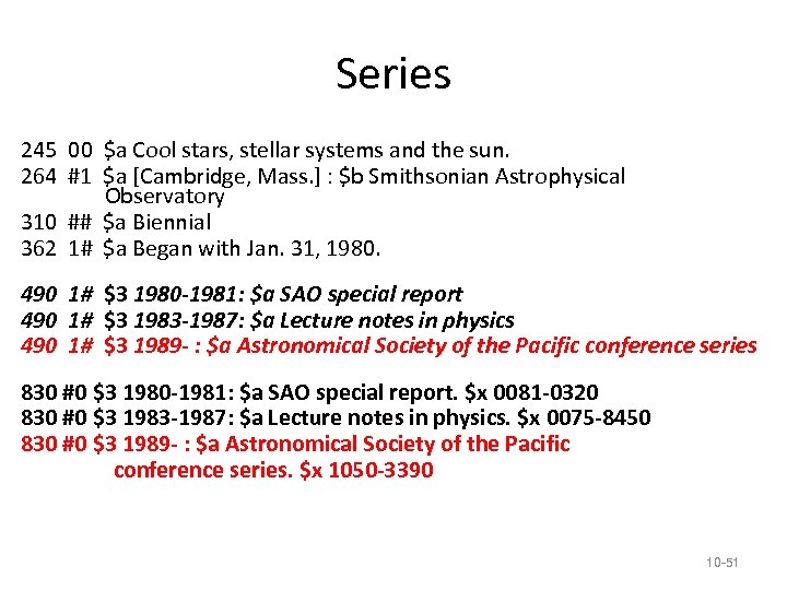 Series 245 00 $a Cool stars, stellar systems and the sun. 264 #1 $a