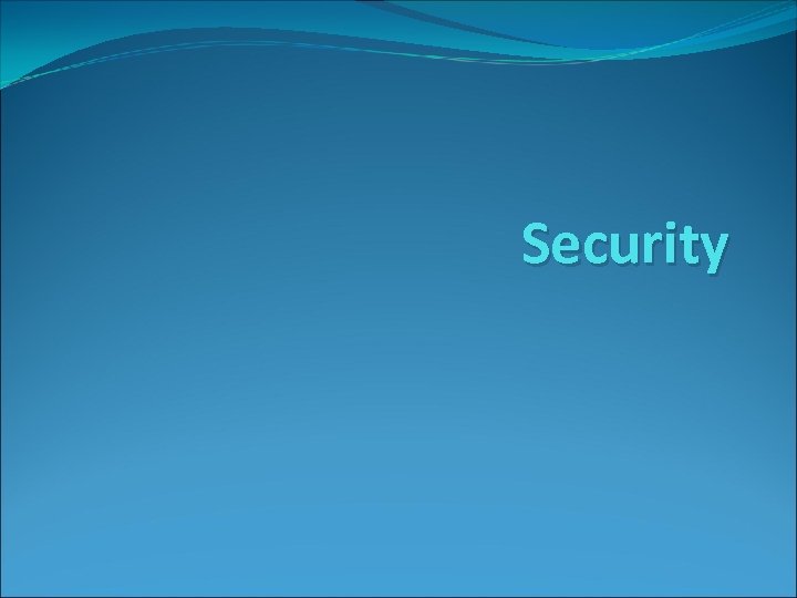 Security 