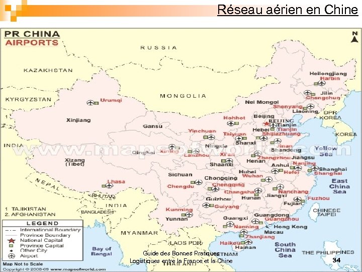 Réseau aérien en Chine Guide des Bonnes Pratiques Logistiques entre la France et la