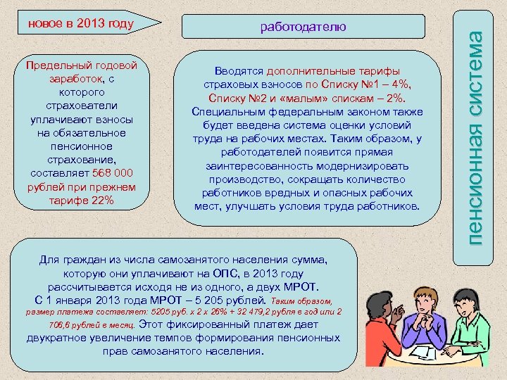Предельный годовой заработок, с которого страхователи уплачивают взносы на обязательное пенсионное страхование, составляет 568