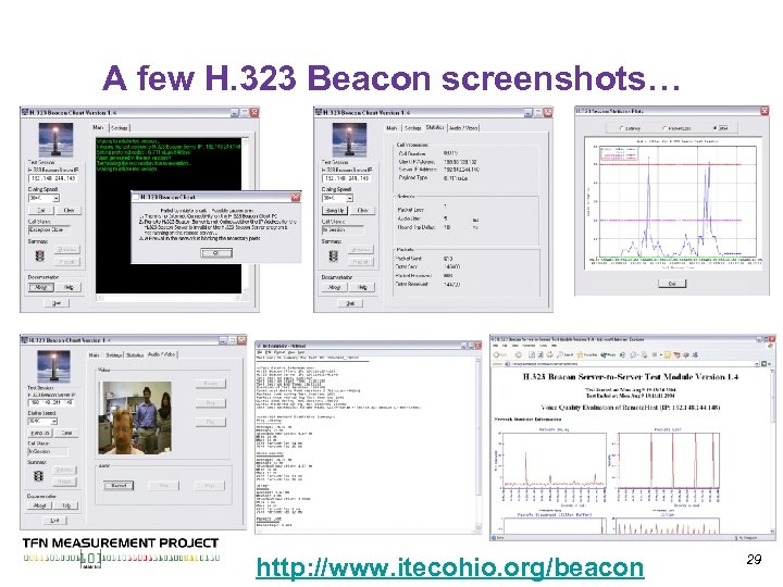 A few H. 323 Beacon screenshots… http: //www. itecohio. org/beacon 29 