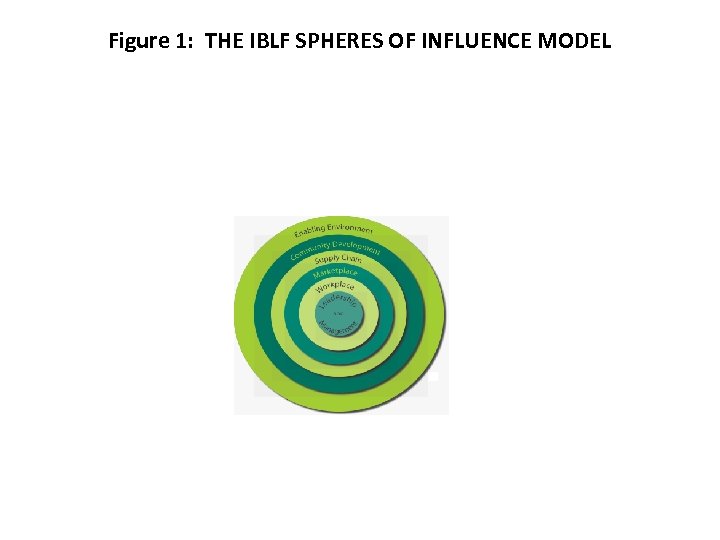 Figure 1: THE IBLF SPHERES OF INFLUENCE MODEL 