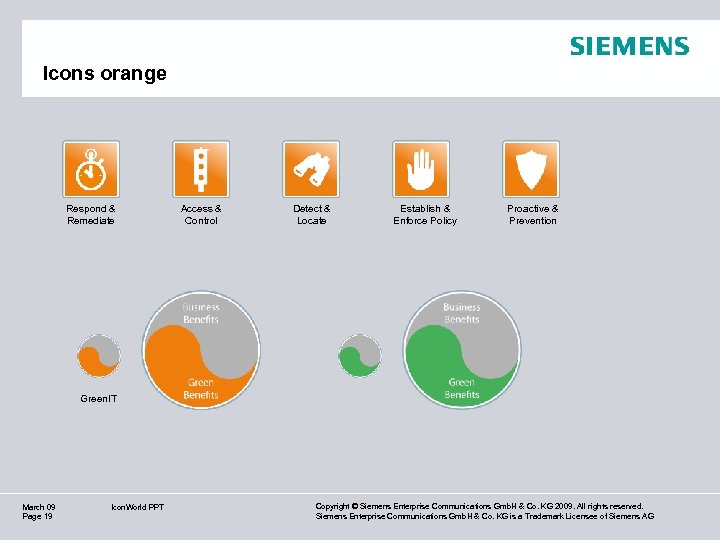 Icons orange Respond & Remediate Access & Control Detect & Locate Establish & Enforce