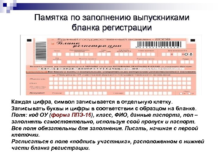 Каждой регистрация. Как в бланке ЕГЭ писать цифры. Памятка по заполнению. Цифры для заполнения бланков ЕГЭ. Буквы для заполнения бланков ЕГЭ.