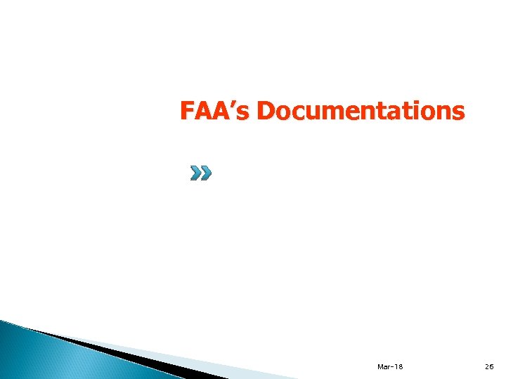 FAA’s Documentations Mar-18 26 