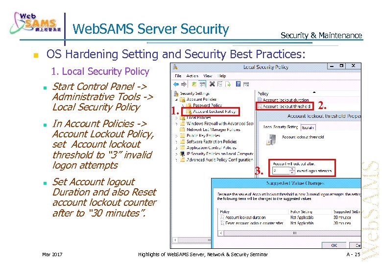 Web. SAMS Server Security & Maintenance OS Hardening Setting and Security Best Practices: 1.