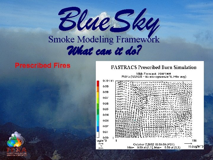 Blue. Sky Smoke Modeling Framework What can it do? Prescribed Fires 