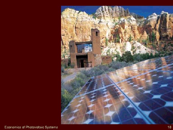 Economics of Photovoltaic Systems 18 