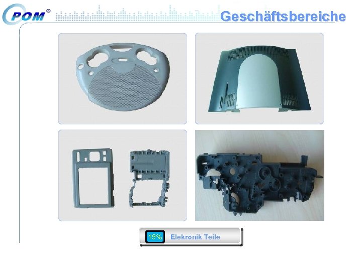 Geschäftsbereiche 15% Elekronik Teile 