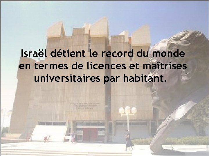 Israël détient le record du monde en termes de licences et maîtrises universitaires par