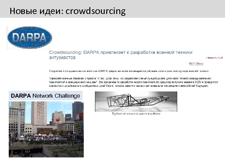 Новые идеи: crowdsourcing DARPA Network Challenge 