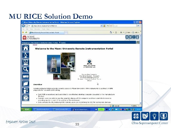 MU RICE Solution Demo 33 