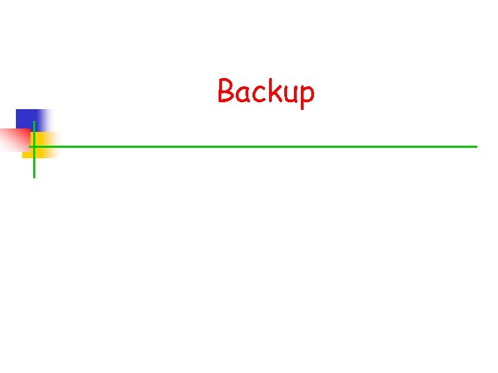 Backup 