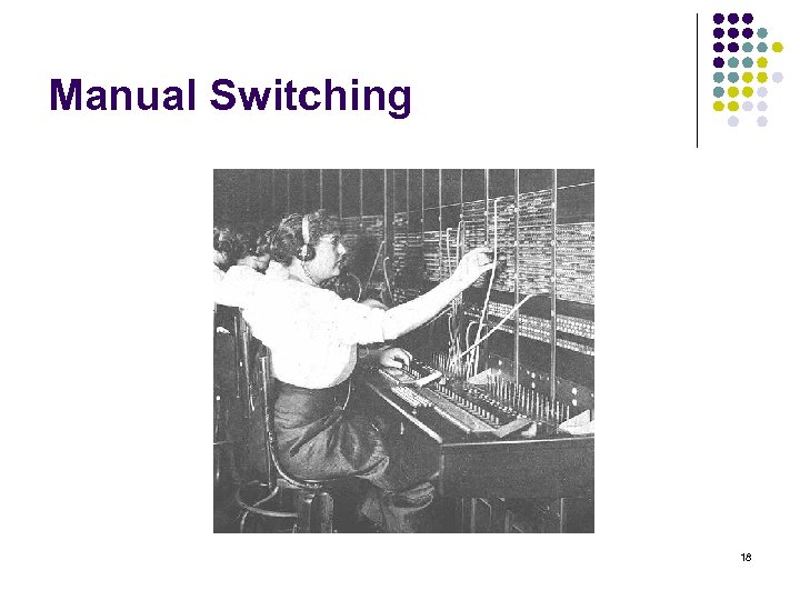Manual Switching 18 