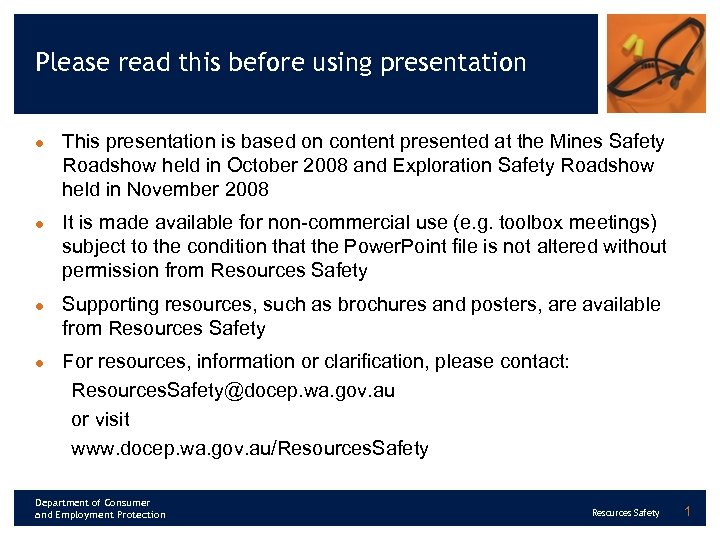 Please read this before using presentation l l This presentation is based on content