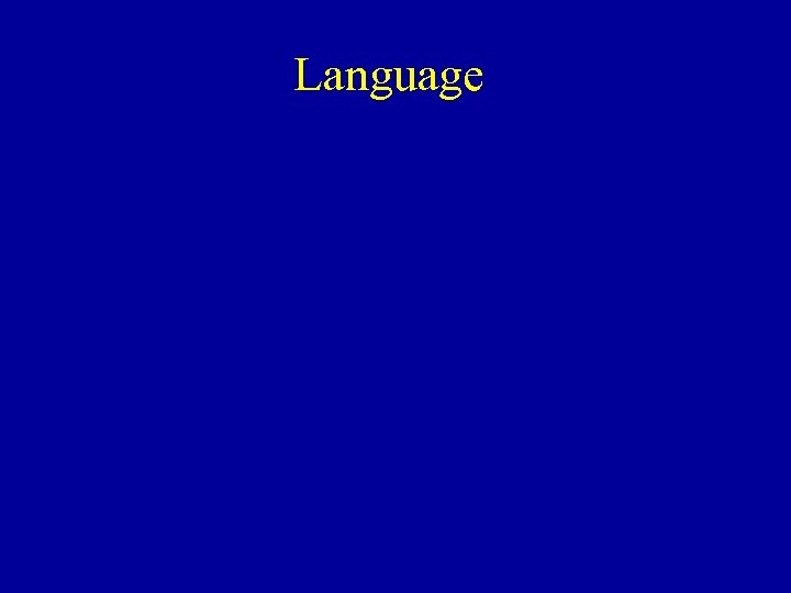 Language 