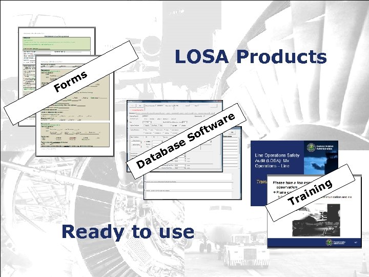 LOSA Products ms r Fo e r wa t of e. S s ba