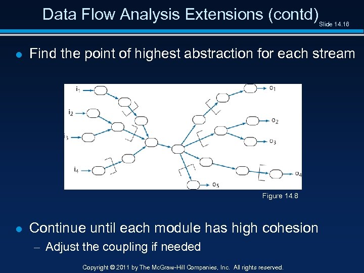 Data Flow Analysis Extensions (contd) l Find the point of highest abstraction for each