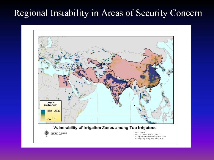 Regional Instability in Areas of Security Concern 