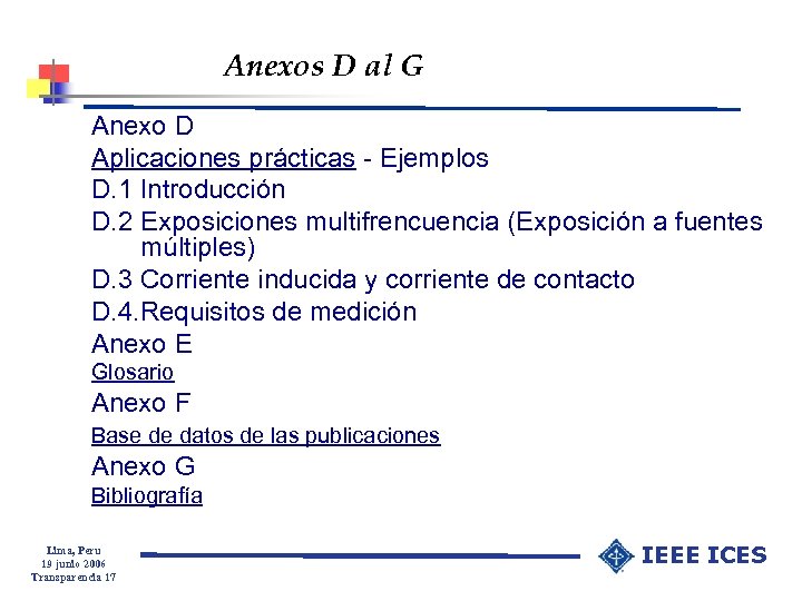 Anexos D al G Anexo D Aplicaciones prácticas - Ejemplos D. 1 Introducción D.