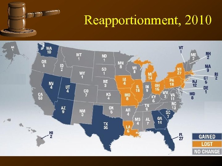 Reapportionment, 2010 