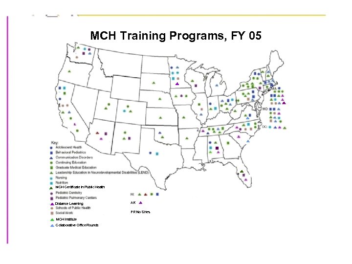 MCH Training Programs, FY 05 MCH Certificate in Public Health Distance Learning AK No