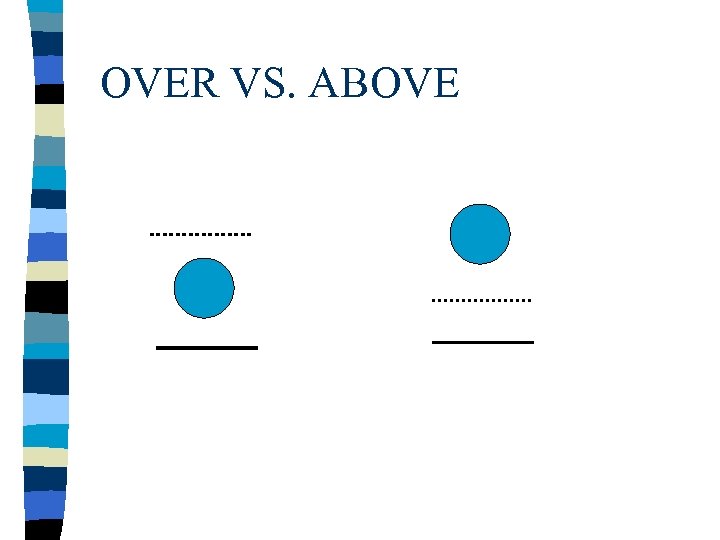 OVER VS. ABOVE 