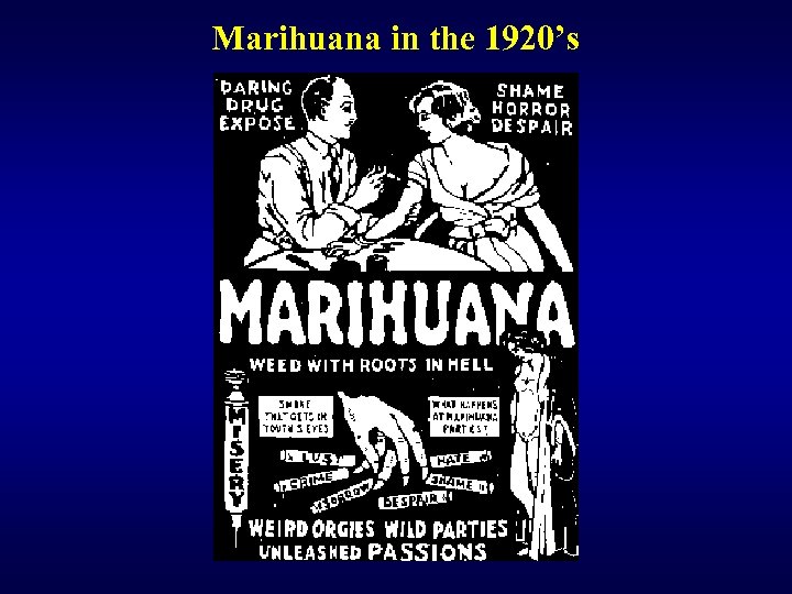 Marihuana in the 1920’s 