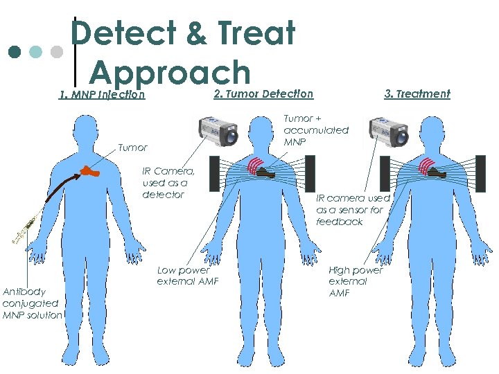 Detect & Treat Approach 2. Tumor Detection 1. MNP Injection Tumor + accumulated MNP