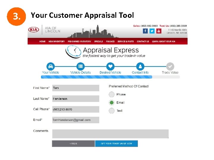 3. Your Customer Appraisal Tool 