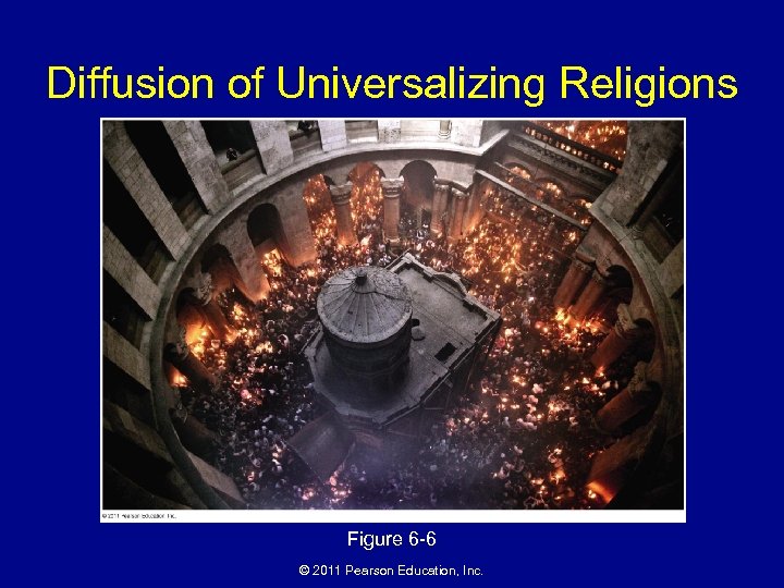 Diffusion of Universalizing Religions Figure 6 -6 © 2011 Pearson Education, Inc. 