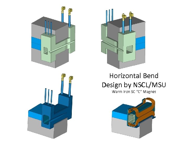 Horizontal Bend Design by NSCL/MSU Warm Iron SC “C” Magnet 