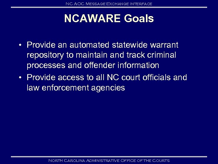 Gjxdm User Conference September 7 2006 North Carolina