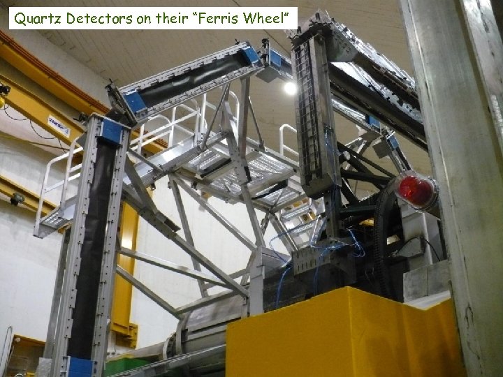 Quartz Detectors on their “Ferris Wheel” 