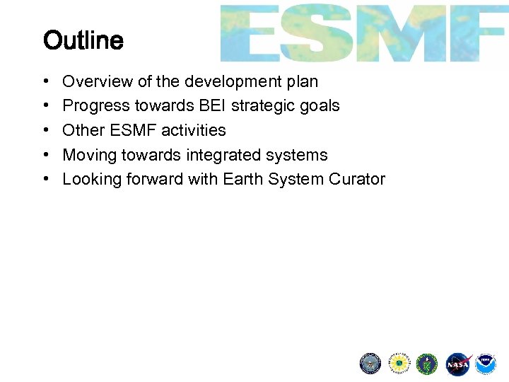 Outline • • • Overview of the development plan Progress towards BEI strategic goals