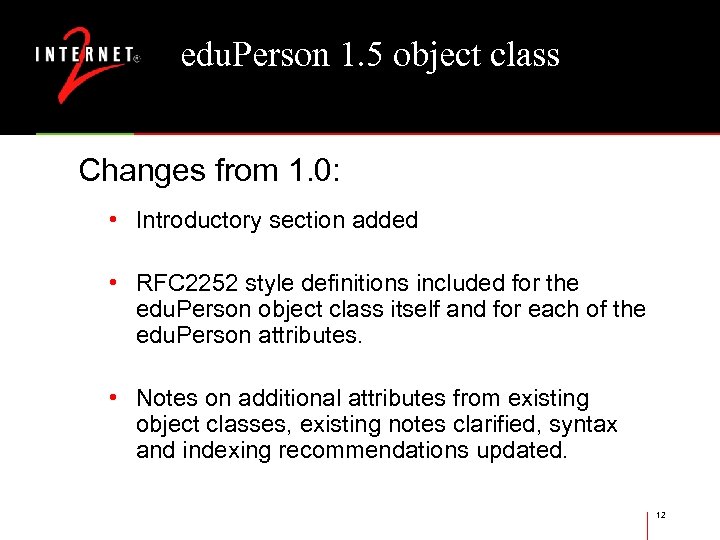 edu. Person 1. 5 object class Changes from 1. 0: • Introductory section added