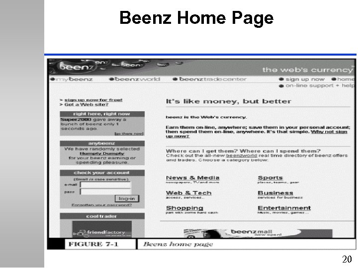 Beenz Home Page 20 