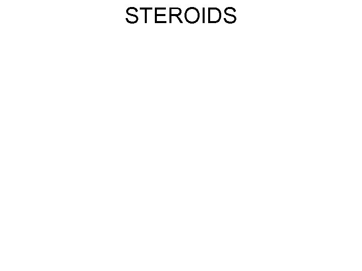 STEROIDS 