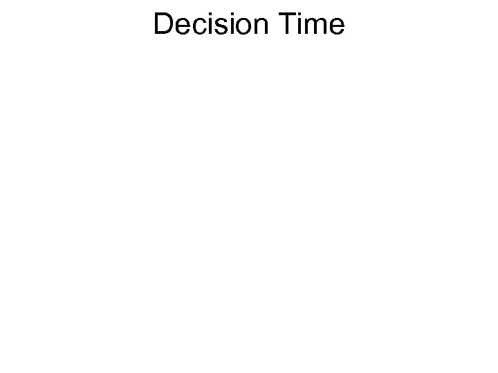 Decision Time 