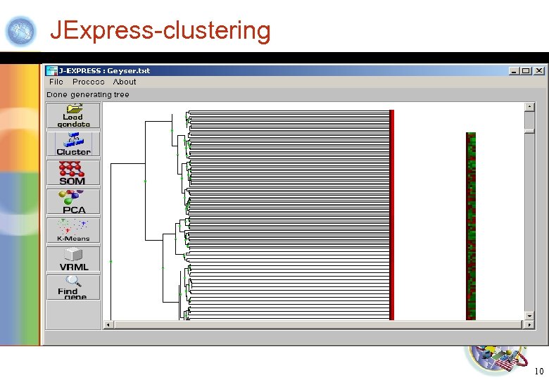 JExpress-clustering 10 