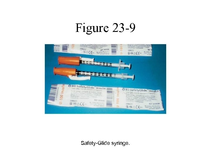 Figure 23 -9 Safety-Glide syringe. 