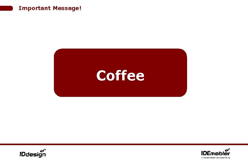 Important Message! Coffee 