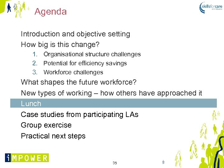 Agenda Introduction and objective setting How big is this change? 1. Organisational structure challenges