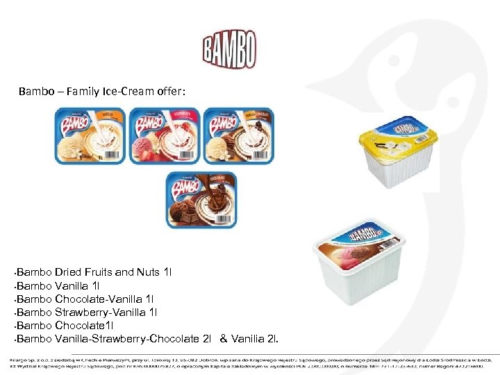 Bambo – Family Ice-Cream offer: Bambo Dried Fruits and Nuts 1 l • Bambo